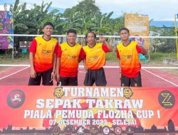 Di Sidrap, Tim Takraw AW 72 Ganra Melaju ke 8 Besar