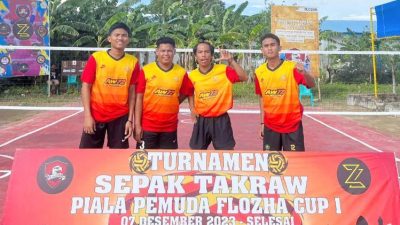 Di Sidrap, Tim Takraw AW 72 Ganra Melaju ke 8 Besar