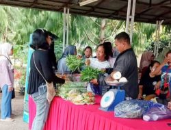 Pemkab Lutim Gelar Pasar Murah, Petani Binaan PT Vale: Produk Organik Diminati Masyarakat