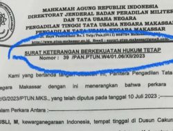 Patuhi Putusan PTTUN, Pemkab Takalar Nonaktifkan Kades Cakura