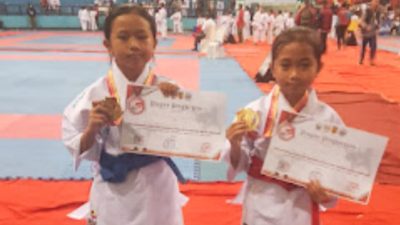 Siswi SDN 5 Ballo Takalar Sabet Mendali Emas di Kejuaraan Karate Provinsi