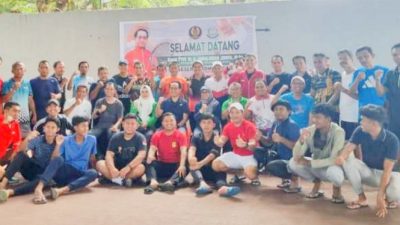Ketua Pelti Sulsel Bersama Tim Tenis Unhas Silaturahmi ke Takalar