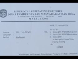 Rakor BPD di Lutim Dianggap Diskriminatif