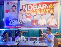 DPC Prabowo Subianto Centre Takalar Nobar dan Bincang Santai Debat Capres-Cawapres
