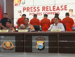 Polres Soppeng Ungkap 3 Kasus Kriminal