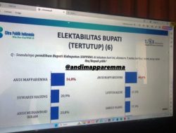 Survei Andi Mapparemma Teratas, Ketua Tim: Masyarakat Ingin AP Bupati Soppeng
