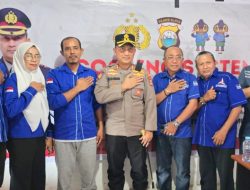 Kapolres Luwu Timur Berkunjung ke Partai Demokrat; Wujudkan Pilkada Aman