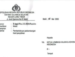 Penetapan Tersangka Kasus PJUTS, LHI: Terima Kasih Polres Lutim