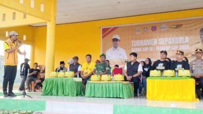 Turnamen Sepak Bola Ganra Cup III dan Mantap Cup 2025 Resmi Dibuka