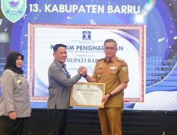 Pemkab Barru Terima Penghargaan dari Kemenkumham