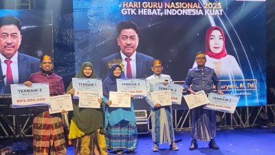Membanggakan! Lima Guru Hebat Sidrap Ukir Prestasi Gemilang di Ajang Apresiasi GTK 2025