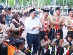Ribuan Pramuka Antusias Sambut Daeng Manye; Pramuka Takalar Harus Adaptif dan Tampil di Depan