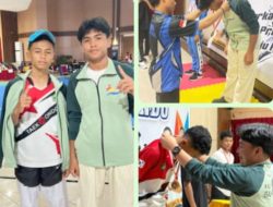 Dua Anak Rantau dari Takalar Sabet Dua Emas Taekwondo di Sulawesi Tengah