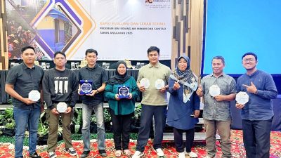 Wujudkan Lingkungan Sehat, KMP Kadatong Terima Penghargaan Sanimas dari Kementerian PUPR