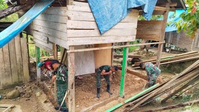 TMMD ke-127 Kodim 1402/Polman Hidupkan Harapan Buruh Tani di Dusun Batu Menganga