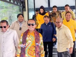 Dampingi Bahlil ke Makassar, Sekjen dan Bendahara Umum Golkar Turut Hadir
