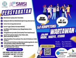 Catat Tanggalnya! SMSI Soppeng Gelar UKW di Hotel Grand Saota