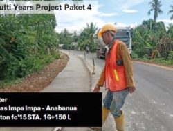 MYP Paket 4: Pemprov Sulsel Kebut Betonisasi Bahu Jalan di Soppeng dan Wajo