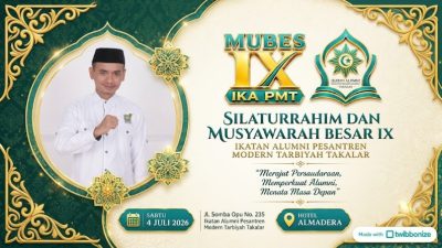 Anggota DPRD Takalar Hilal Hamzah Ajak Alumni Sukseskan Mubes IX IKA-PMT