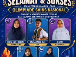 Borong Tiket OSN Provinsi, 5 Siswa UPT SMPN 2 Mangngarabombang Harumkan Nama Takalar