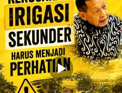 Soroti Irigasi Rusak di Takalar, Hamka B Kady Desak Kementerian PU Segera Bertindak