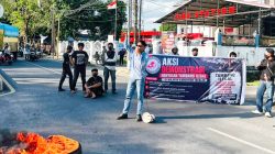 Unjuk Rasa di Polres Takalar, Massa Tuntut Penertiban Tambang Ilegal