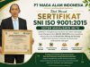 Tembus Standar Internasional, Industri Herbal Asal Soppeng PT NAI Raih Sertifikat ISO 9001:2015