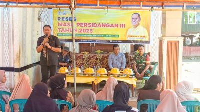 Ratusan Warga Lakatong Pulau Padati Reses Lukman B Kady, Usulkan Jembatan Hingga Mesin Air