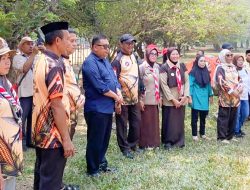 Kunjungi Kontingen Takalar di Jamnas XII, Bupati Daeng Manye Bakar Semangat Anggota Pramuka