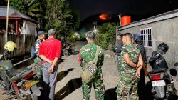 Sinergi TNI dan UPTD KPH Walanae Sisir Sisa Bara Api di Area Bekas Kebakaran Soppeng