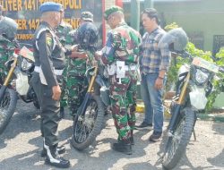 Kodim 1423/Soppeng Gelar Pemeriksaan Kendaraan Dinas Bersama Denpom