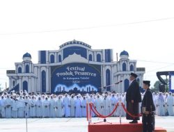 Ratusan Santri Meriahkan Peringatan HSN di Takalar, Pameran UMKM Turut Digelar