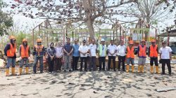 Tim Gabungan APH dan Dinas Pendidikan Takalar Kawal Proyek Revitalisasi SDN Inpres 184 Boddia