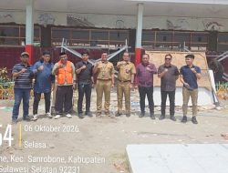 Tim Gabungan Pantau Revitalisasi UPT SDN 25 Sanrobone