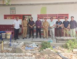 Cek Progres Revitalisasi, Tim Gabungan APH dan Disdikbud Takalar Sambangi SDN 73 Bontorita 1