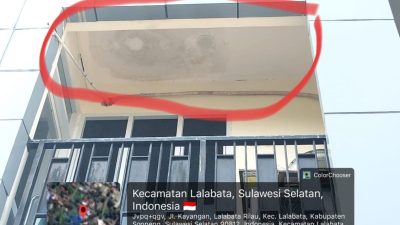 Baru Direhab Rp1,25 Miliar, Mutu Pekerjaan Kantor BPPA & KB Soppeng Disorot LHI