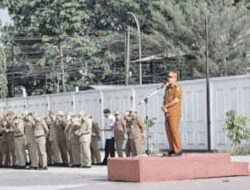 Wabup Takalar Pimpin Apel Gabungan OPD, Tekankan Kedisiplinan dan Kinerja ASN